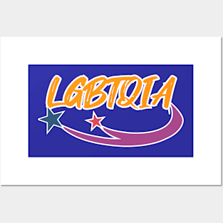 LGBTQIA Swoosh Posters and Art